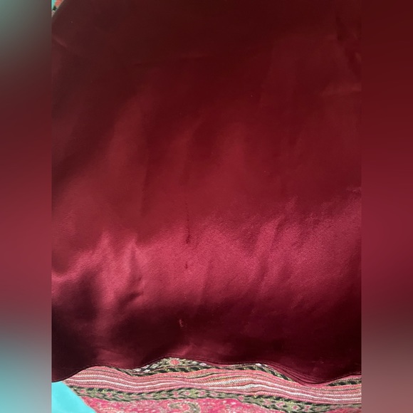 Blondie&Me Evening Wine Satin Dress By Linda Bernell Backless&Sleeveless - Picture 11 of 13